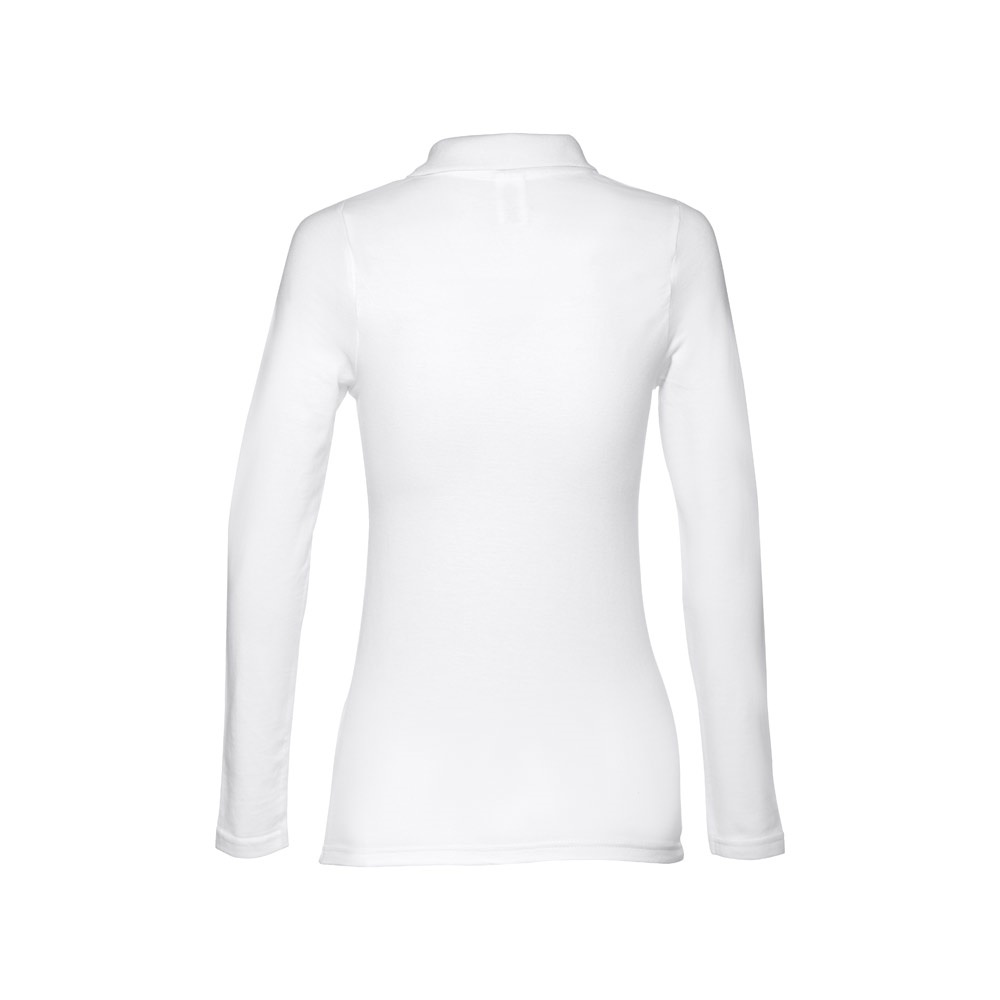 THC BERN WOMEN WH. Women’s long sleeve polo shirt - 30144_106-b.jpg