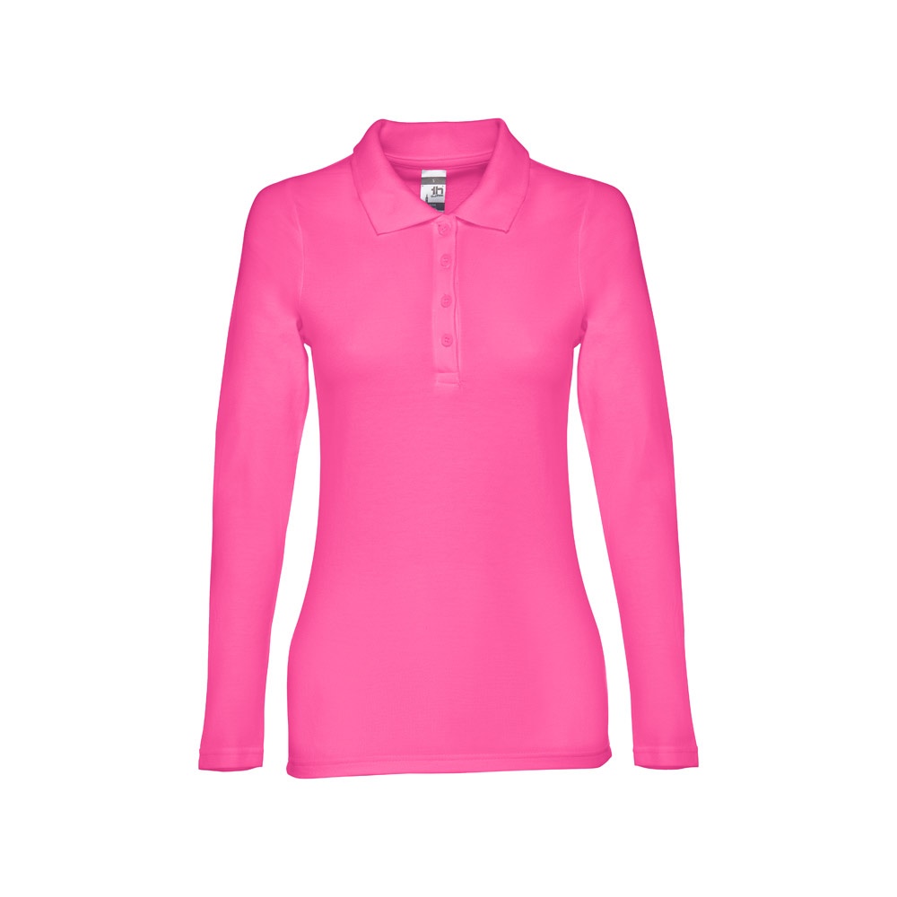 THC BERN WOMEN. Women’s long sleeve polo shirt - 30145_102-a.jpg
