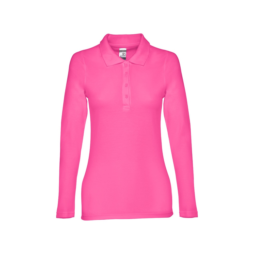 THC BERN WOMEN. Women’s long sleeve polo shirt - 30145_102.jpg