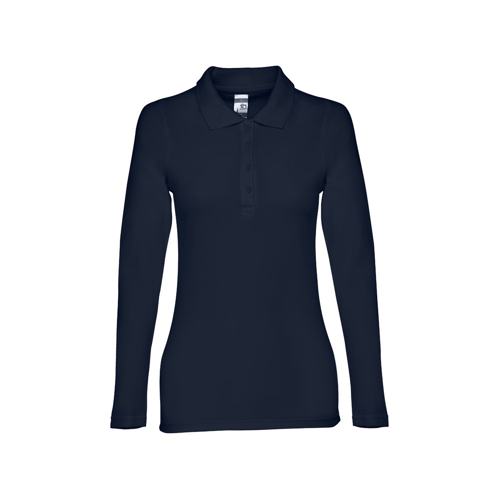 THC BERN WOMEN. Women’s long sleeve polo shirt - 30145_134.jpg