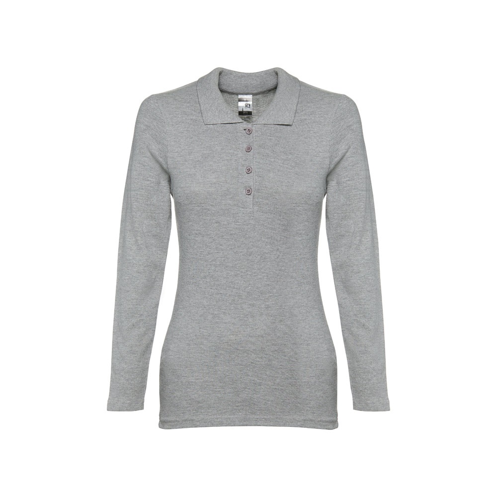 THC BERN WOMEN. Women’s long sleeve polo shirt - 30145_183-a.jpg