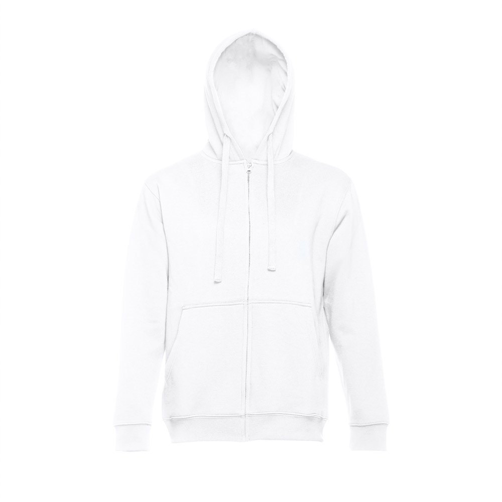 THC AMSTERDAM WH. Men’s hooded full zipped sweatshirt - 30256_106-d.jpg