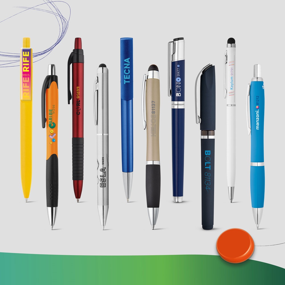COLOUR WRITING SHOWCASE. Showcase with 20 coloured ball pens - 70091_100-f.jpg