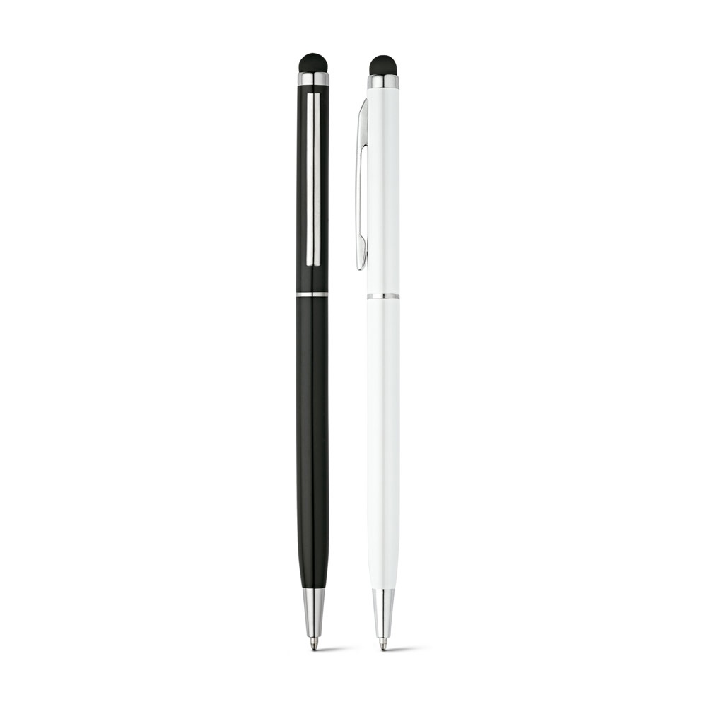 ZOE BK. Ball pen with touch tip in aluminium - 81158_set.jpg