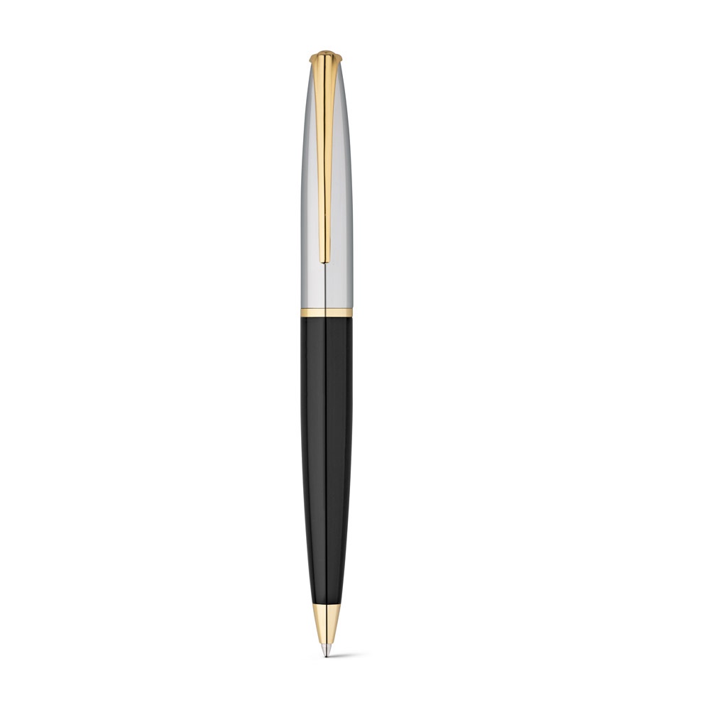LOUVRE. Ball pen in metal and gold-plated elements - 91489_117.jpg