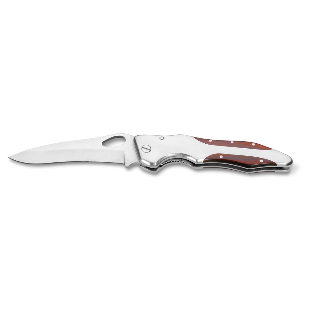 LAWRENCE. Pocket knife in stainless steel and wood - 94030_170-c.jpg
