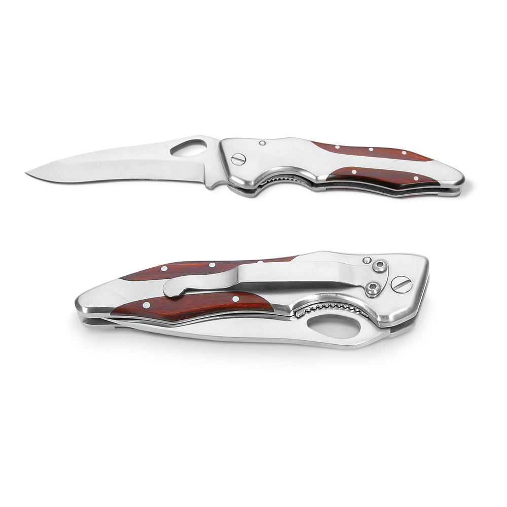 LAWRENCE. Pocket knife in stainless steel and wood - 94030_set.jpg