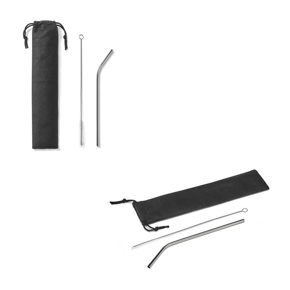 COCKTAIL. Reusable stainless steel straw - 94097_set.jpg