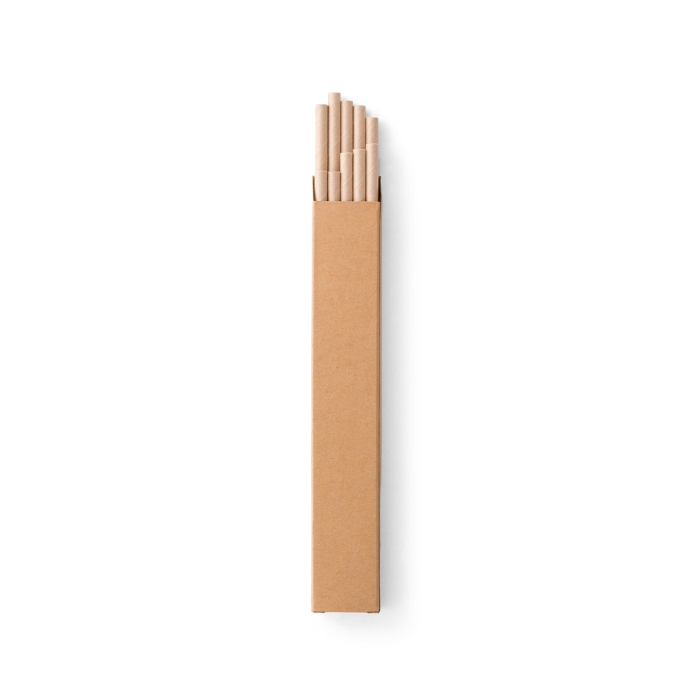 LAMONE. Set of 10 kraft paper straws - 94098_160-box.jpg