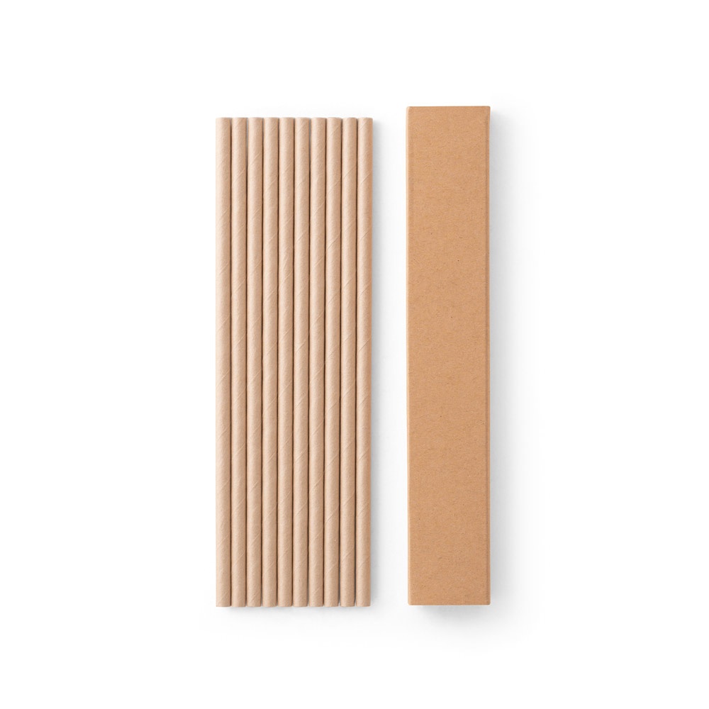 LAMONE. Set of 10 kraft paper straws - 94098_160.jpg
