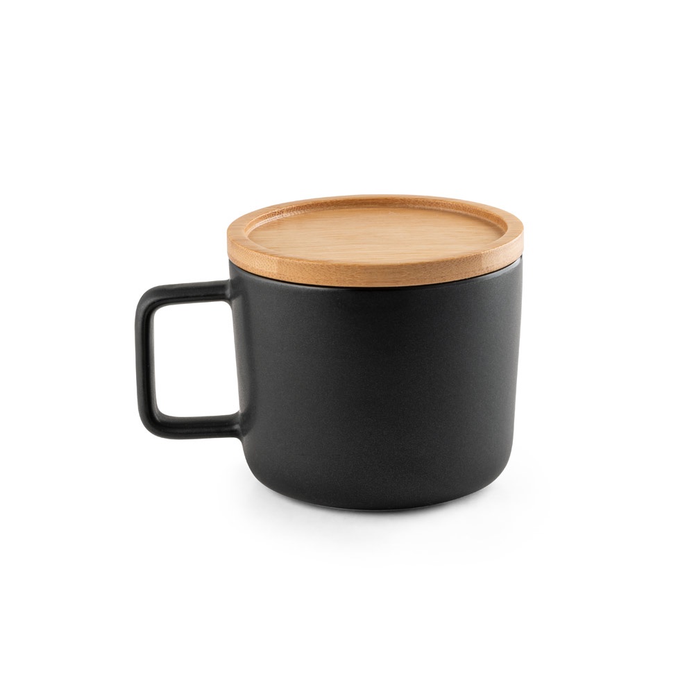 FANGIO. 230 mL ceramic mug with lid and bamboo base - 94251_103-a.jpg