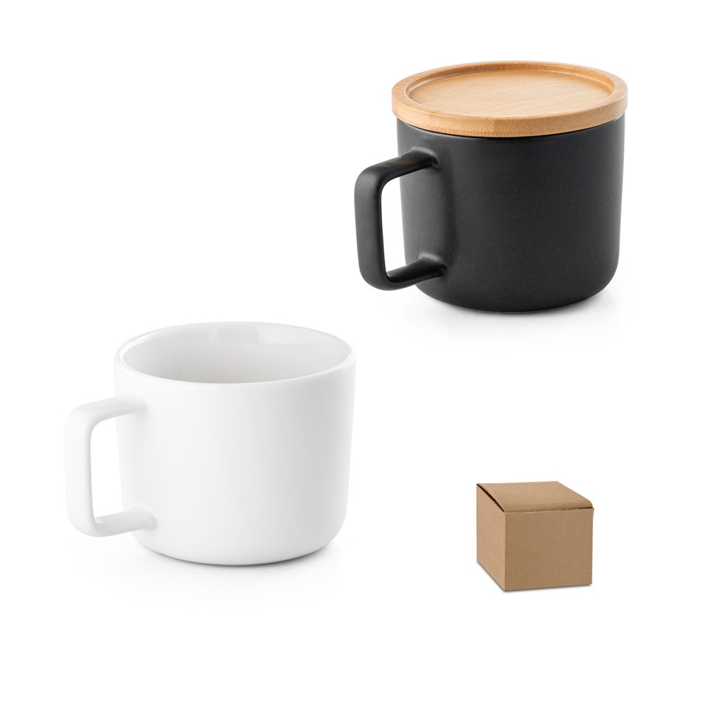 FANGIO. 230 mL ceramic mug with lid and bamboo base - 94251_set.jpg