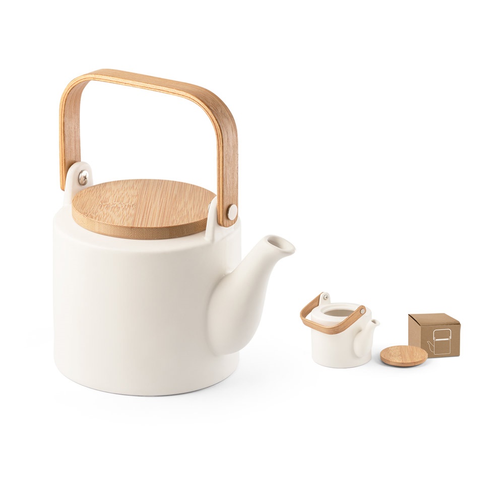 GLOGG. 700 mL ceramic teapot with bamboo lid 700 mL - 94255_set.jpg
