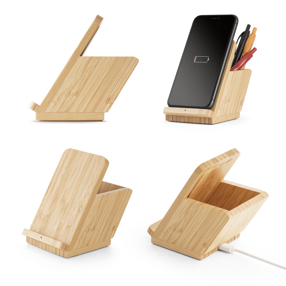 LEAVITT. Wireless charger in bamboo - 97940_set.jpg