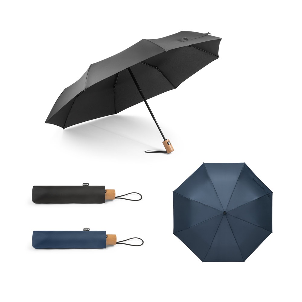 RIVER. rPET foldable umbrella - 99040_set.jpg